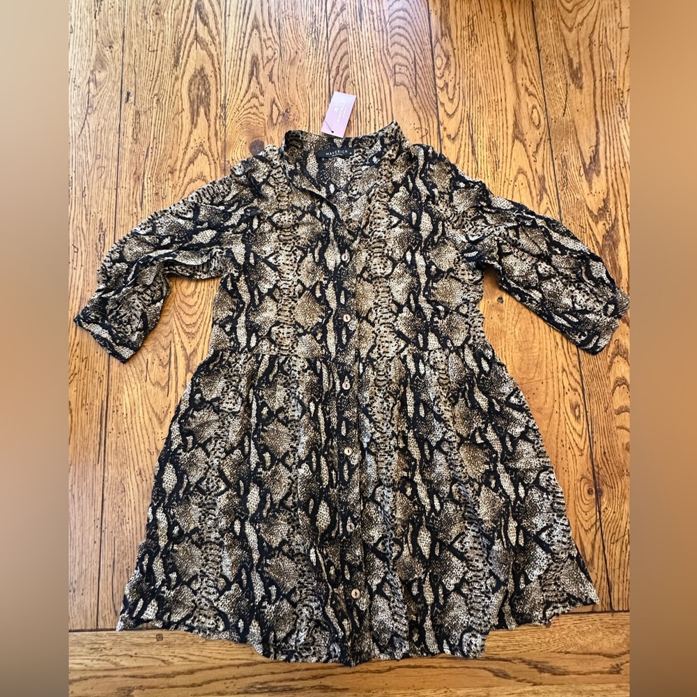 Maverick Snake skin dress size Med